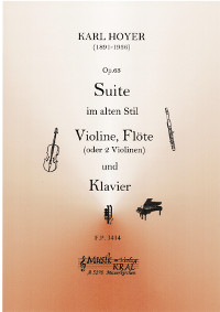 Suite im alten Stil, op. 63